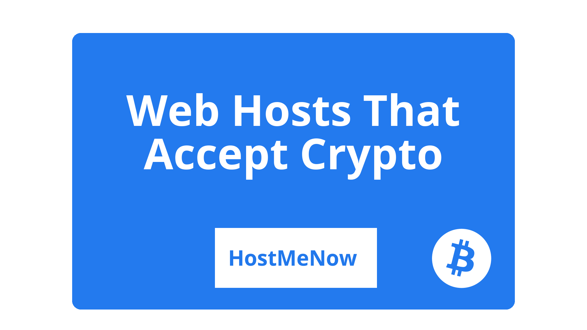 5 Best Web Hosts That Accept Crypto (2025)