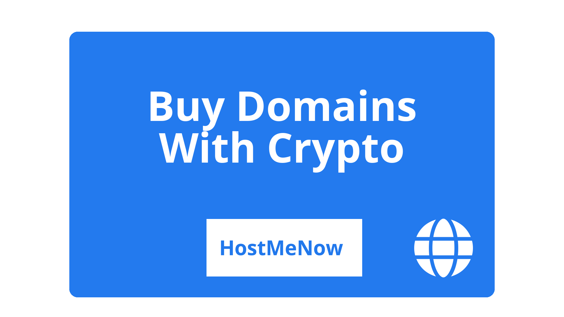 How To Buy Domains With Crypto