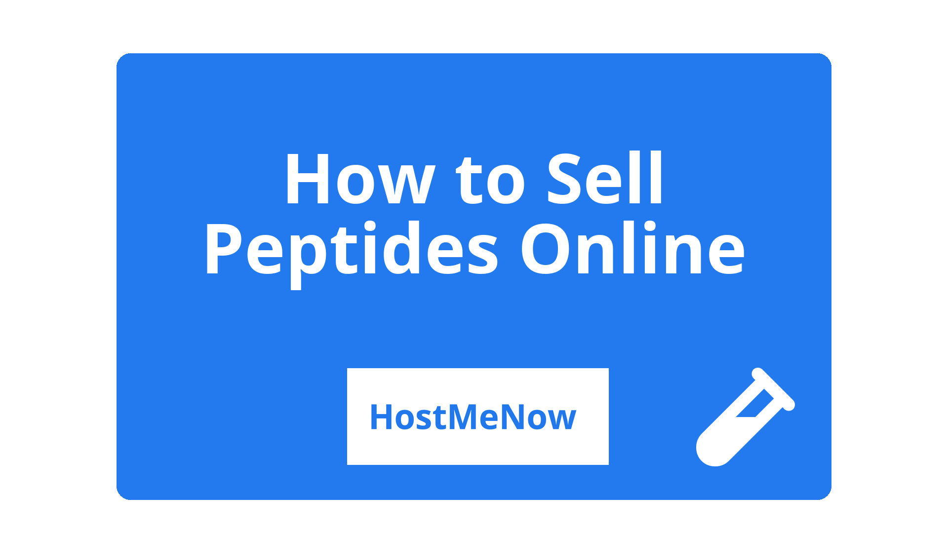 How to Sell Peptides Online Legally in 2026